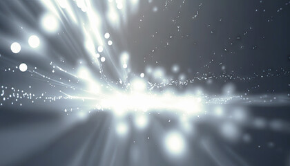 Dynamic sparkling bokeh abstract background. AI generated