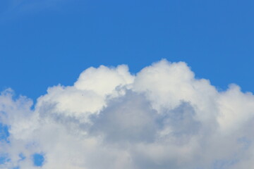 青空に浮かぶ入道雲　夕立とゲリラ豪雨