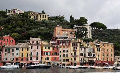 view of the town of coastal city