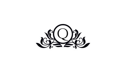 Luxury Logo of Alphabet Q