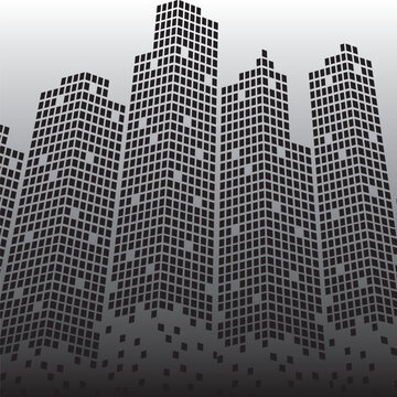 City Skyline animated trailer background