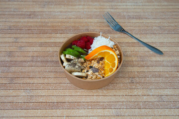 Food in display for the photo shoot in Tokyo, Japan. Nowadays in 2023, people rely on the food delivery service