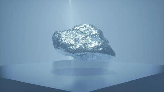 Superconducting materials could change the future. 3d rendering