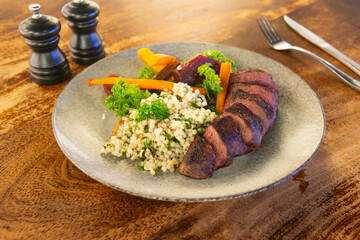 Food in display for the photo shoot in Tokyo, Japan. Nowadays in 2023, people rely on the food delivery service