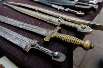 Old Georgian swords and daggers