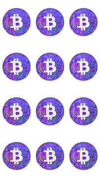 illustration of Bitcoin, NFT-style background, inspired by Technology, Business, Finance and Innovation, transparent background