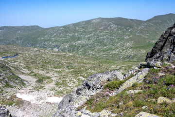 Landscape of Rila Mountain near Kalin peaks, Bulgaria