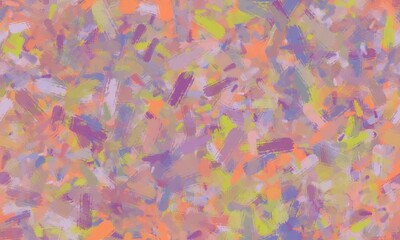 Multicolored random brush strokes on the white background. Seamless pattern. Design for prints on fabrics, textile, surface, paper, wallpaper, interior, patchwork, wrapping