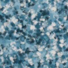 Obraz premium Multicolored random brush strokes. Feathers imitation. Blue and white colors. Seamless background.