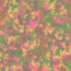 Fototapeta na wymiar Green, yellow, brown, black and pink transparent brush stroke, decorative ribbon imitation. Multicolored seamless wallpaper. Pattern for wrapping, textile, print.