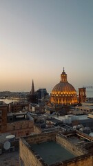 Fototapeta na wymiar Valletta Skyline
