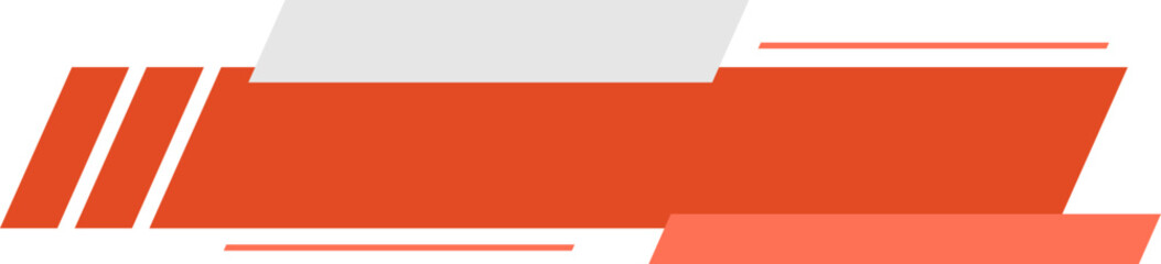 Orange News Lower Third Element