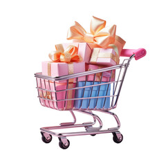 Cart with gift