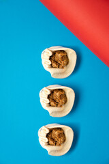 3 Asian Braised Pork Bao Buns 