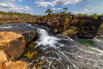 Amazing cascading Mitchell Water Falls in the remote Kimberley region of Western Australia
