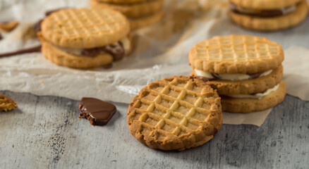 Delicious Vanilla Filled Chocolate Chip Cookies