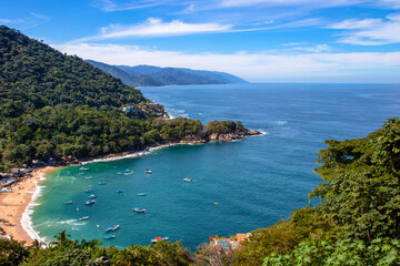 Fototapeta premium Mismaloya beach at Puerto Vallarta's South shore