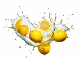 Lemon Water Splash, Lemon Slice
