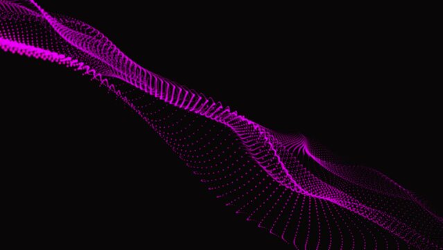 Innovative Trapcode Form Animations background. technological abstraction color wave. Using trapcode form, create an animated background that loops. 