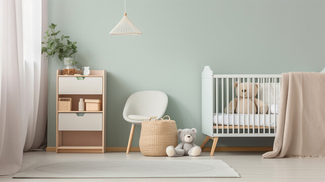picture of room with cot