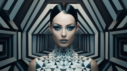Futuristic Geometric Fusion