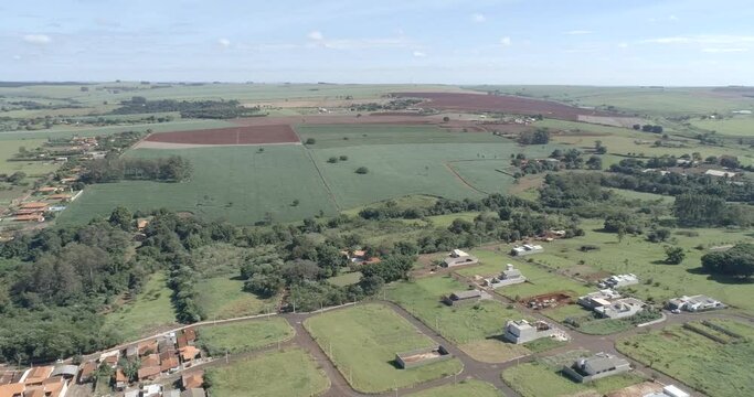 Santa Cruz do rio Pardo S&atilde;o Paulo drone panoramic 360 4k