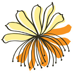 Fun flower illustration