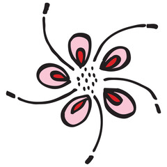Fun flower illustration