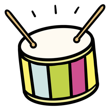 illustration of a drum