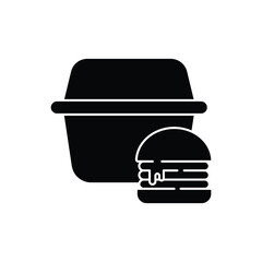 Fast food packaging icon design. isolated on white background. vector illustration