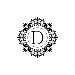 Luxury design Alphabet Logo D