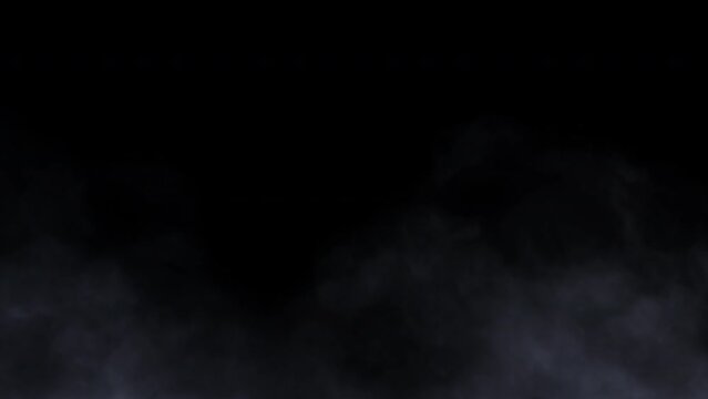 Video of smoke rising up into the air, 4k resolution with alpha channel for transparent background
