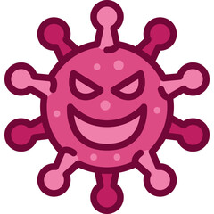 coronavirus two tone icon