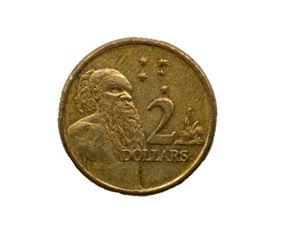 Australian two-dollar coin transparent png 