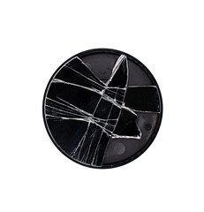 Broken Mirror with a transparent png 