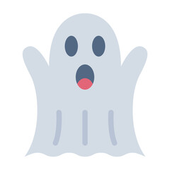 Ghost cute character icon