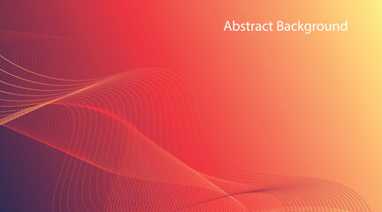 Abstract minimalist background with lines. Wave element for design. Digital frequency track equalizer., Futuristic abstract background for creative graphic design. Vector illustration