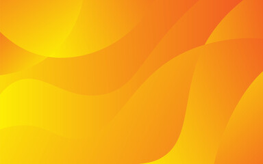 Abstract orange and yellow geometric background. Dynamic shapes composition. Cool background design for posters. Vector illustration