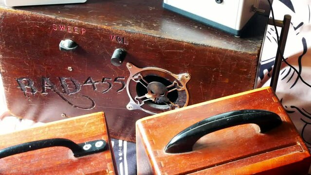 Collection of retro paranormal spirit and ghost box electronic EVP communication equipment