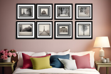 bedroom pretty framed pictures.
Generative AI