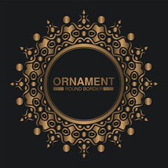 luxury ornament pattern circle design