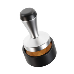 coffee tamper 3d, coffee shop 3d render pack, transparent background, high quality render