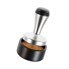 coffee tamper 3d, coffee shop 3d render pack, transparent background, high quality render