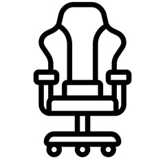 Gaming Chair outline icon
