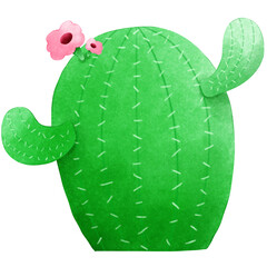 Cuctus colorful. Exotic plants. Decorative natural elements.