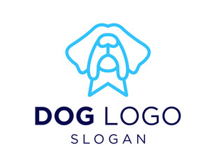 Logo about Dog on a white background. created using the CorelDraw application.