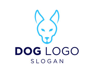 Obraz premium Logo about Dog on a white background. created using the CorelDraw application.