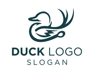 Logo about Duck on a white background. created using the CorelDraw application.