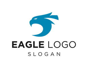 Logo about Eagle on a white background. created using the CorelDraw application.