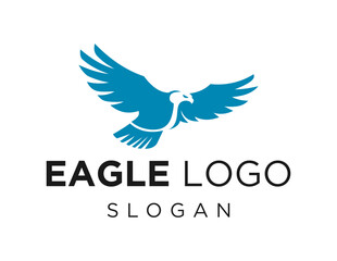 Logo about Eagle on a white background. created using the CorelDraw application.